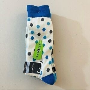 NWT West Loop Menโs Crew Socks 3 Pairs Shoes Size 6-12 Color blue/white